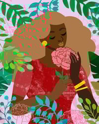 Image 1 of Carnation in January Art Print