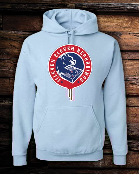 Image of Hype Bear Nation Baby Blue Hoodie