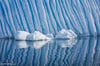 Fluted Iceberg and Bergy-bit Reflected