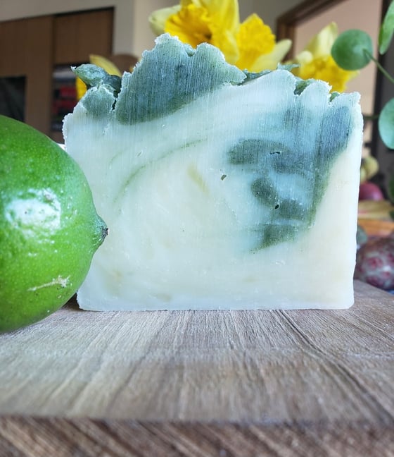 Image of Ginger Lime and Coconut Cream Soap