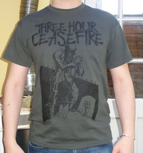 Image of Zombie Gravedigger (Men's tee, grey) SOLD OUT