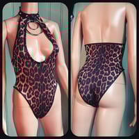 Image 1 of Bodysuit with studs and rings