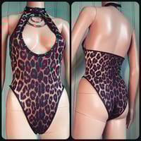 Image 2 of Bodysuit with studs and rings
