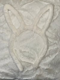 Image 2 of Fluffy Bunny Ears Headband 