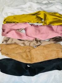 Image 1 of Top Knot Satin Headband 