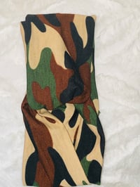 Image 3 of Thick Cotton Top Knot Headband 