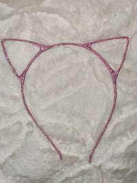 Image 2 of Glitter Cat Ears Headband 
