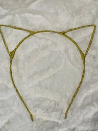 Image 3 of Glitter Cat Ears Headband 