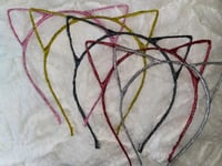 Image 1 of Glitter Cat Ears Headband 