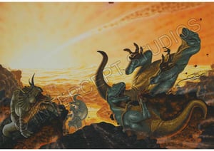 Image of Apocalypse of The Dinosaurs A3 print