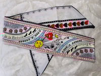 Image 2 of Double Patterned Head Wrap
