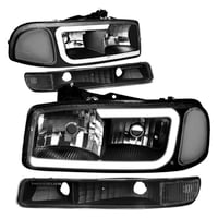 Image 1 of 99-06 SIERRA BLACK CLEAR GEN 2 HEADLIGHTS