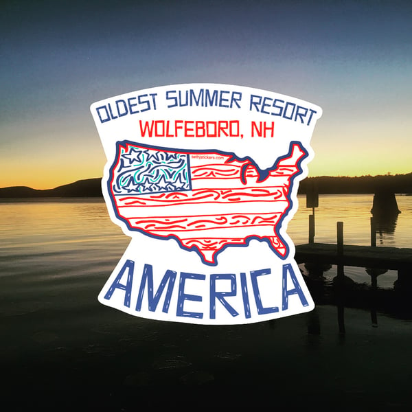 Image of Wolfeboro - Oldest Summer Resort Sticker