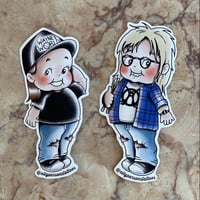 Wayne’s World Kewpie Sticker Set