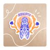 Cicada Rebirth Sticker