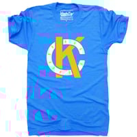Blue KC monogram 
