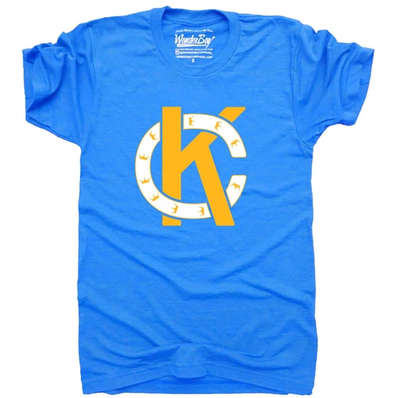 Image of Blue KC monogram 