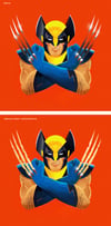 Portrait of Wolverine (Reg. & Bone Claw Variant) - Prints and Keychains