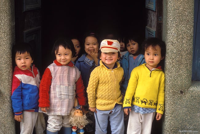 Children in a Doorway