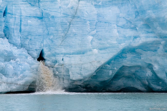 Glacial Melt Waterfall