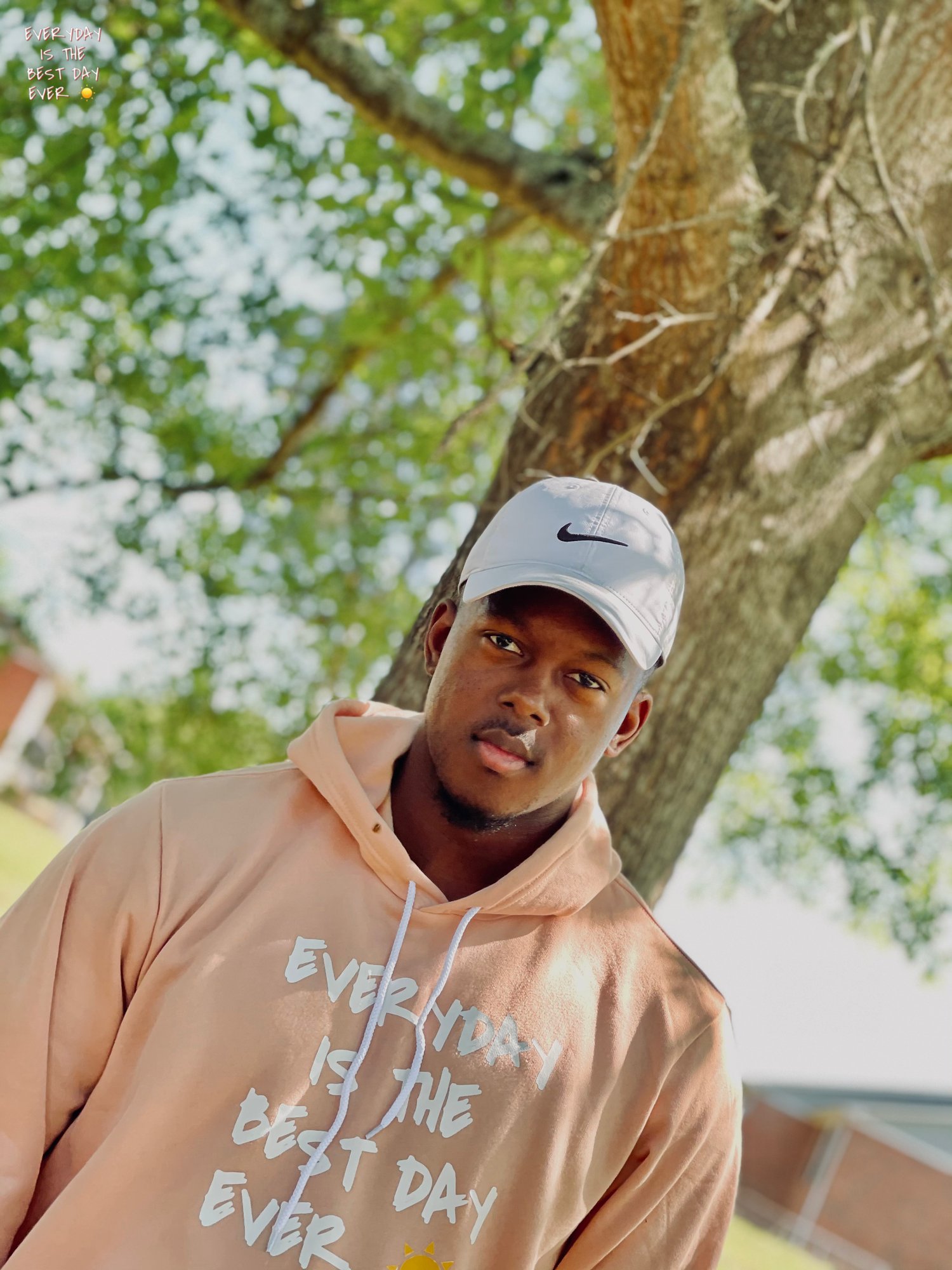 Image of Everyday Is The Best Day Ever☀️ Hoodie - Peach