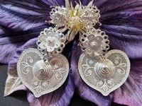 PH034 Blossom Heart Earrings