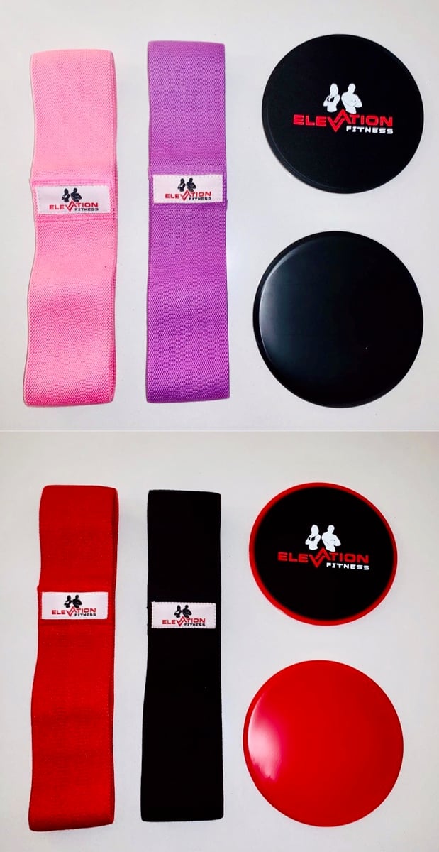 The x Bands Exercise Sliders - Workout Sliders, Sliders With Strap -  Sliders for Working Out - Pink - 9 requests