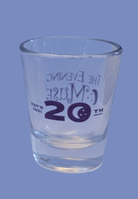 20th Anniversary 1.5oz Shot Glass