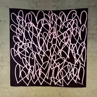 Image 3 of HEARTCAMO tapestry 