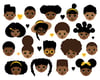 Girls and Boys Art Print