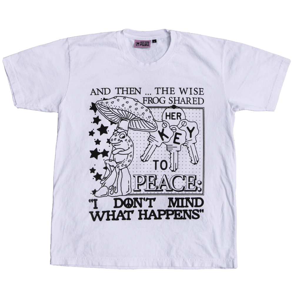 KEY TEE - WHITE
