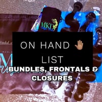 Image 1 of On Hand ✋🏽 List Augusta Ga/SC (CLICK ME)