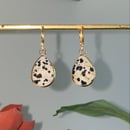 Image 4 of Dalmatian Jasper Drop Earrings