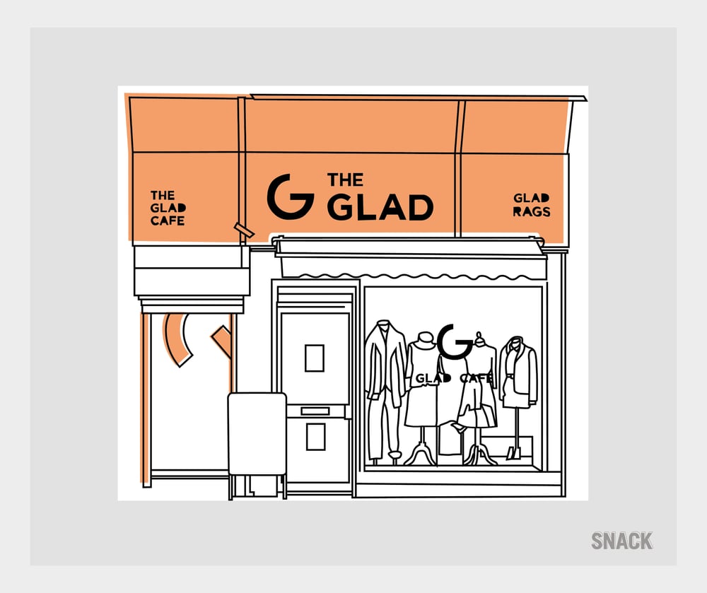  The Glad Cafe: Limited Edition Print (50)