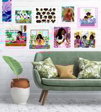 Image 2 of Carnation in January Art Print