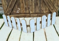 Image 2 of Wooden handmade fence #white 