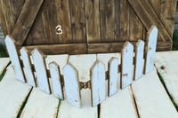 Image 3 of Wooden handmade fence #white 