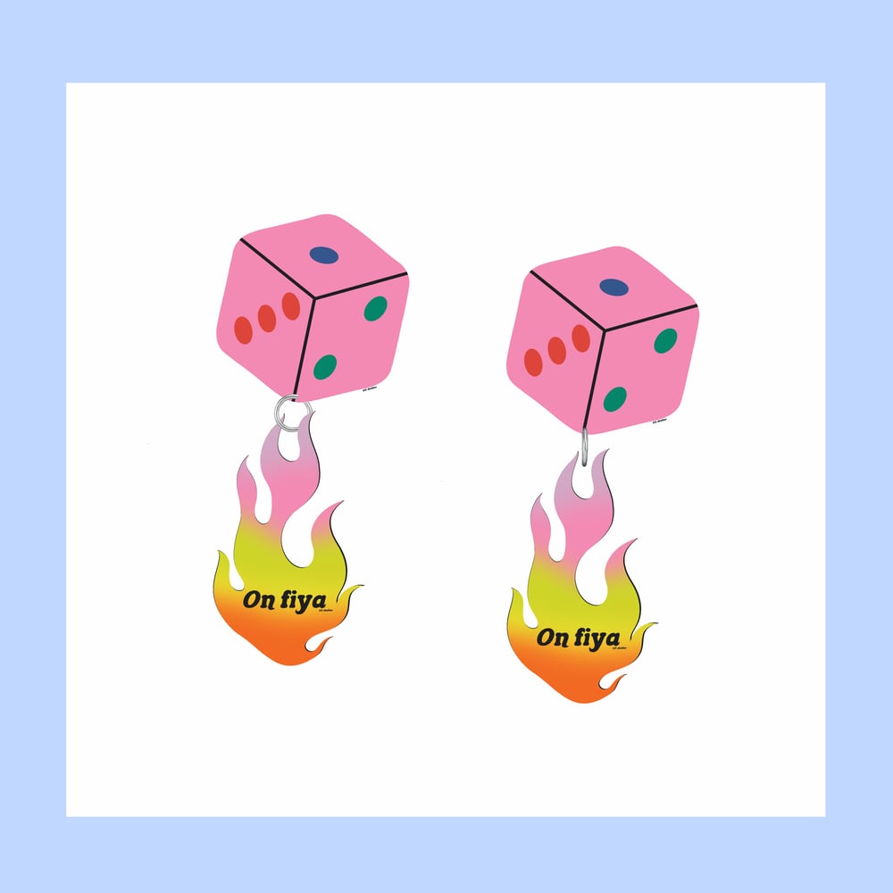 Image of On fire Earrings