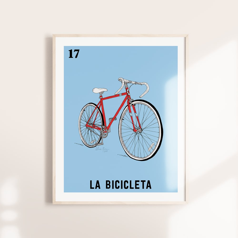 Image of 'La Bicicleta' Print