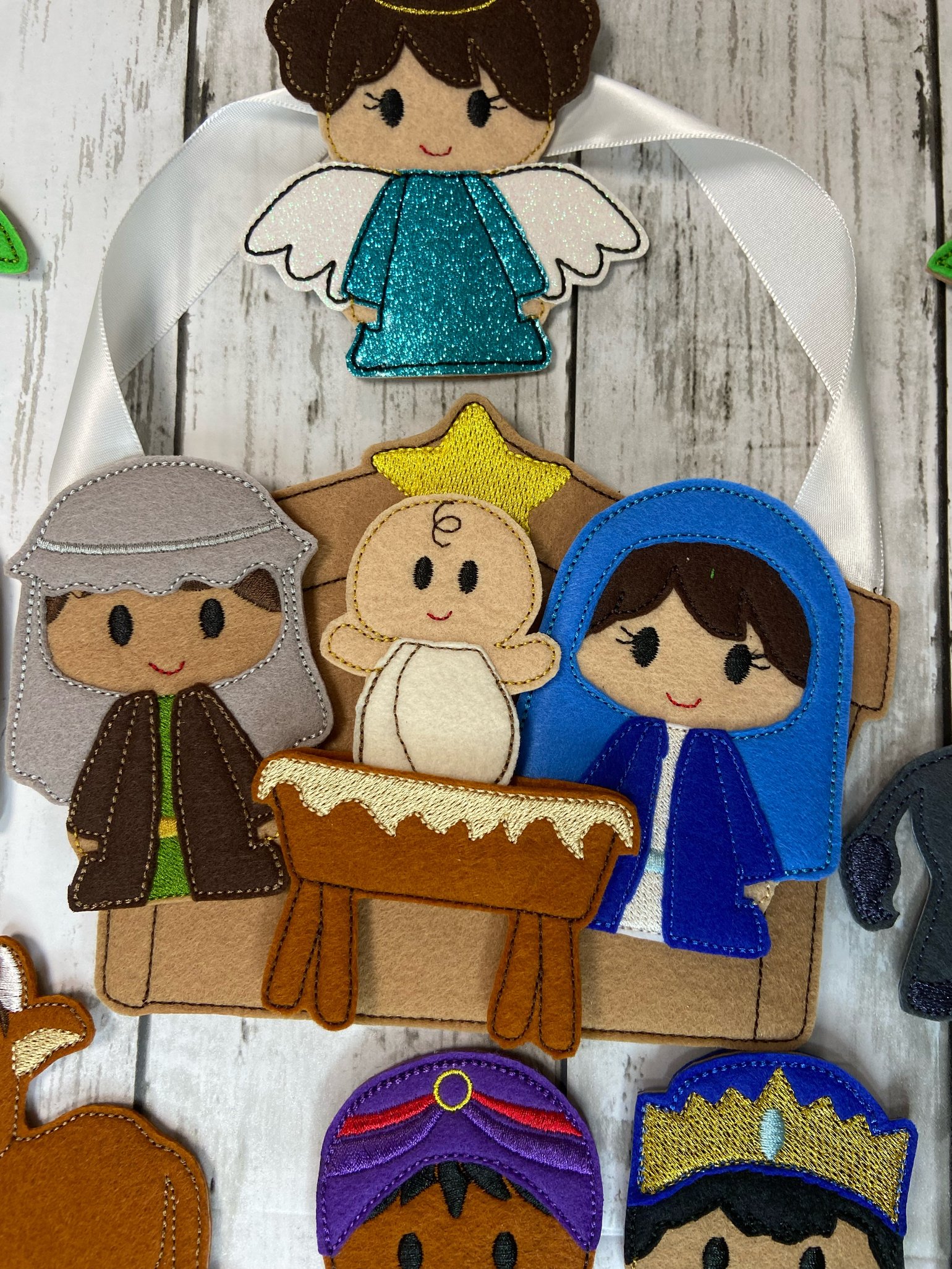 Nativity- Birth of Jesus Finger Puppet Set | Destinys Design Shop