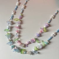 floral wrap necklaces