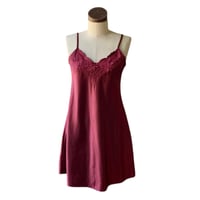 Image 1 of Carol Liquid Satin Nightie Small