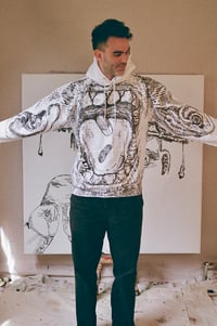 Image 7 of Hand Painted Hoodie 3