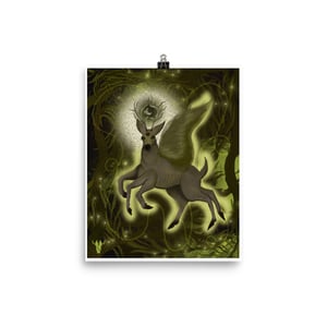 Not Deer Cryptid Fae Art Poster