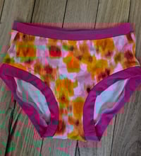 Undies by Kylie Jane-orange blurred floral 