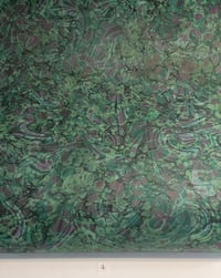 Image 5 of Marbled Paper Overmarble on Black & Racing Green - 1/2 sheets