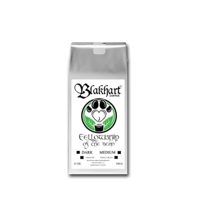 "FELLOWSHIP OF THE BEAN" RAVEN ROAST, DARK, MEDIUM OR ESPRESSO