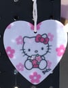 Hello Kitty With Flowers Air Freshener