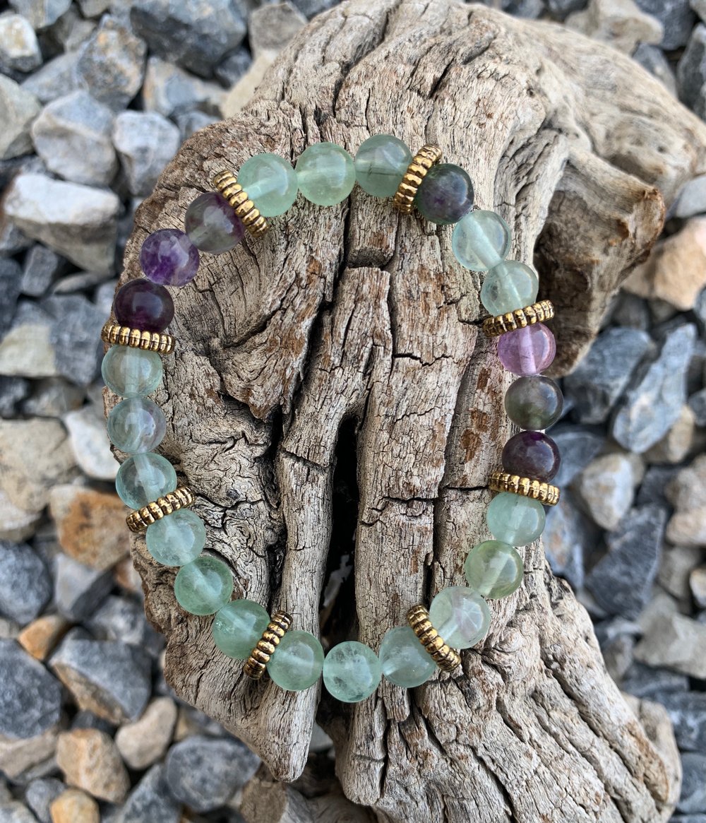 Image of Reiki Charged Fluorita Bracelet