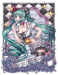 Image 2 of Hatsune Miku - World is Mine Print